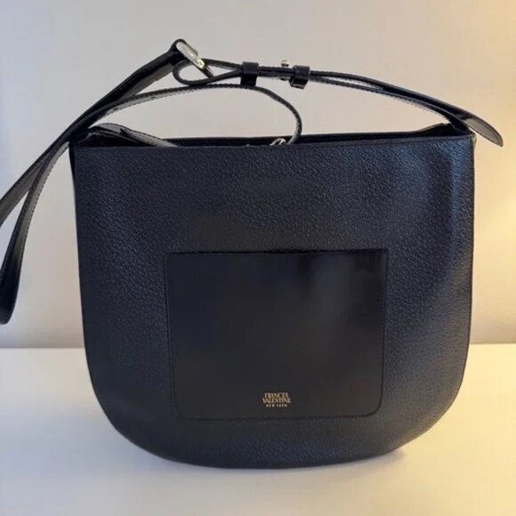 Frances Valentine Ellen Boarskin Hobo Black: Elegant & RARE - Picture 4 of 11